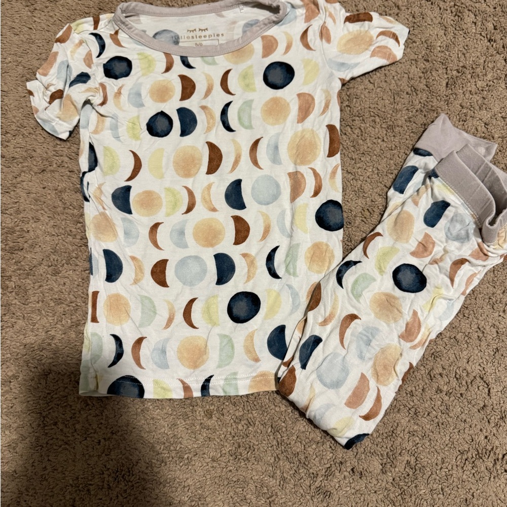 Little Sleepies Luna Mauve Pajama Set